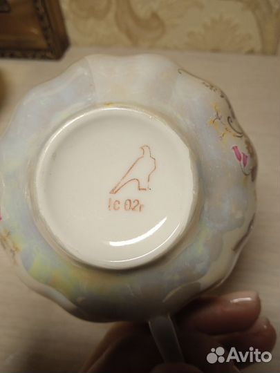 Дулево чашка молочник крышка