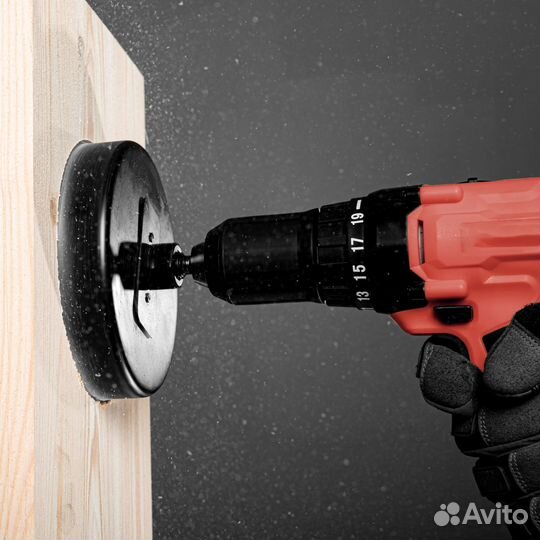 Набор кольцевых пил по дереву, 64-127 мм, 8 предме