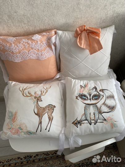 Бортики в детскую кроватку