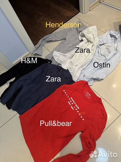Мешок вещей мужская zara, h&m, henderson