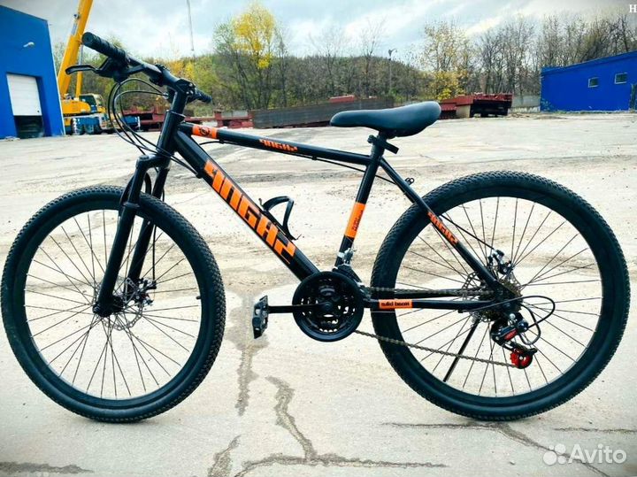 Подростковый велосипед с дисковыми тормозами