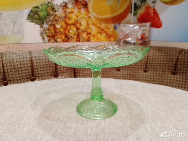 Ваза на ножке салатник до 1917г