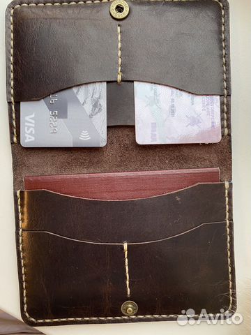 Обложка на документы наткожа ручная работа