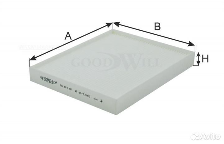 Goodwill AG 682 CF Фильтр салона