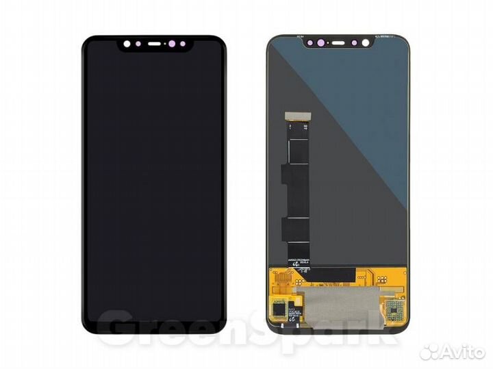 Дисплей для Xiaomi Mi 8 +тач черный oled