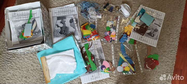 Набор для пошива развивающей книги из фетра
