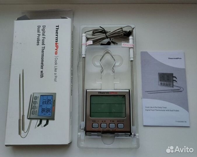 Термометр для гриля, приготовления мяса Новый