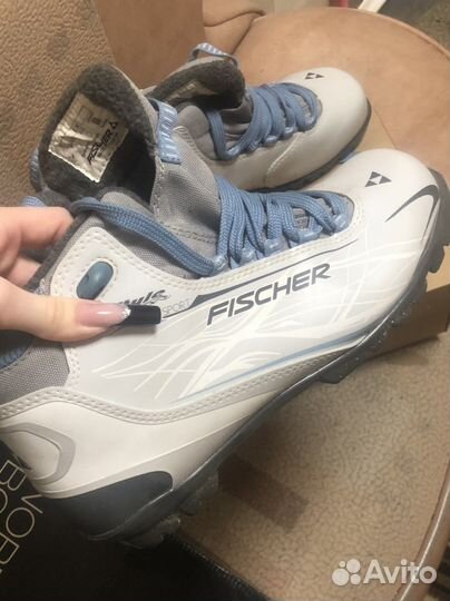 Лыжи беговые с ботинками 41 размер