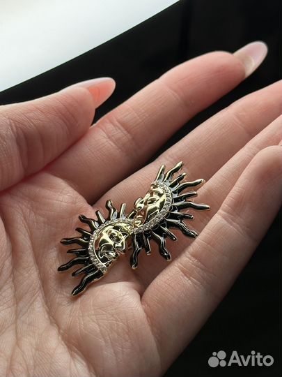 Серьги солнце