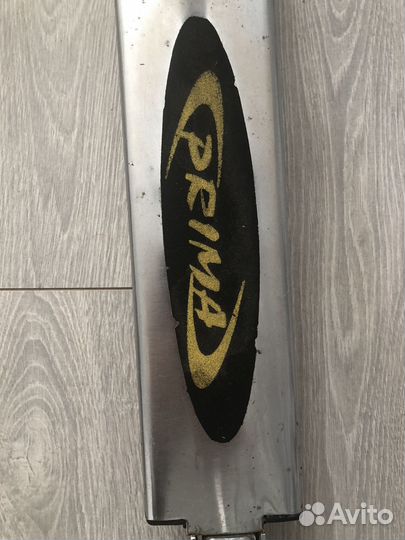 Самокат складной в чехле железный