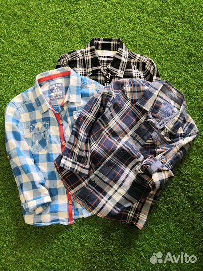 Рубашки на мальчика 86-92см