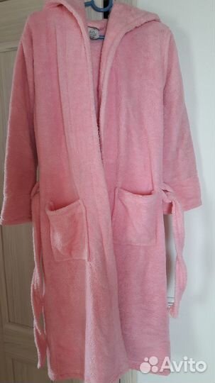 Чудесный банный халат с капюшоном (Турция)