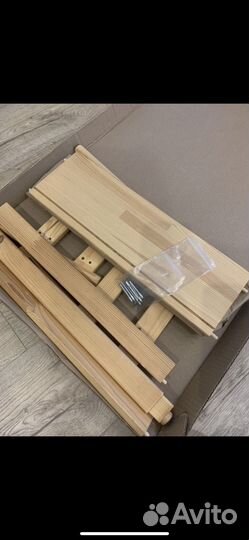 В разобранном виде полочка