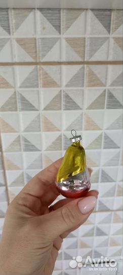 Елочная игрушка СССР матрёшка
