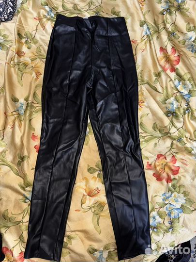 Брюки кожаные