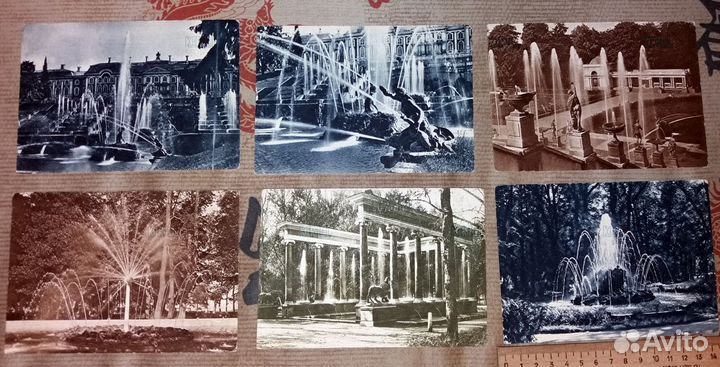Фотооткрытки старый Петергоф (1920-е)