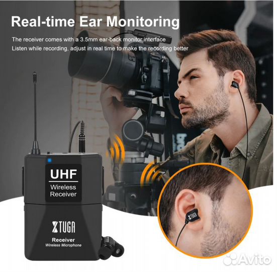 Качественный радиомикрофон Xtuga CM7 UHF