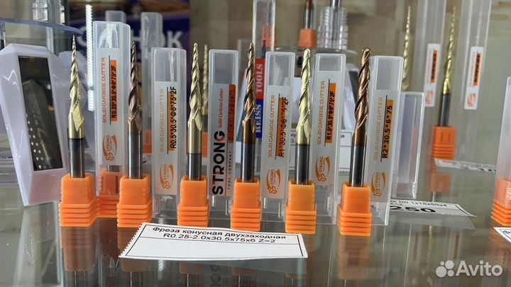 Фрезы конусные для чпу