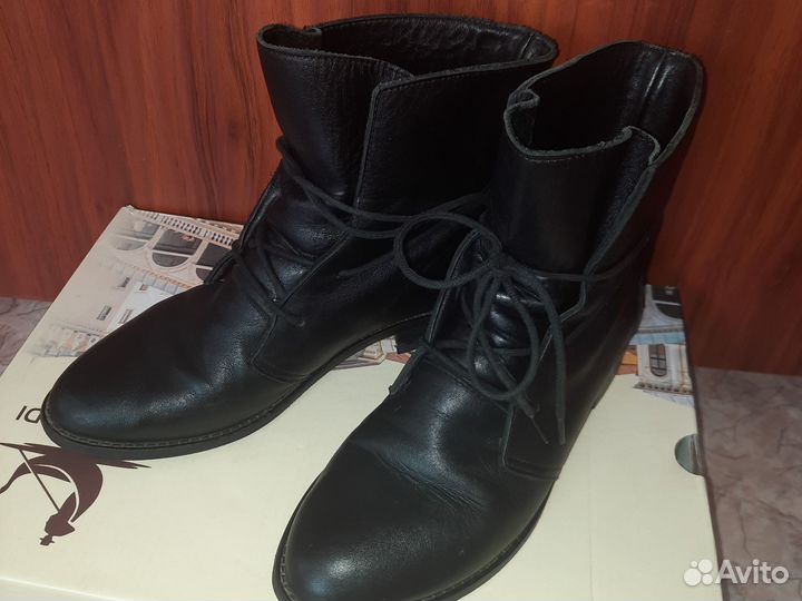 Сапоги женские натуральная кожа демисезон