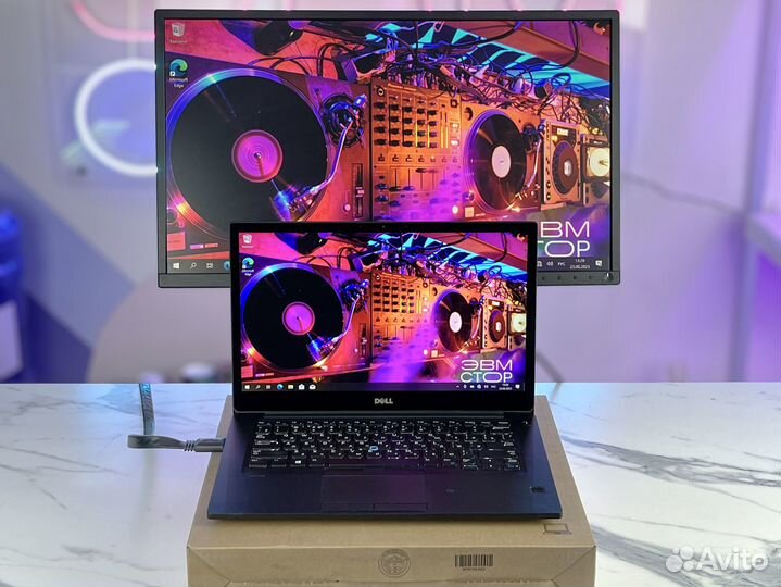 Сенсорный Dell 7480 + монитор 23,6