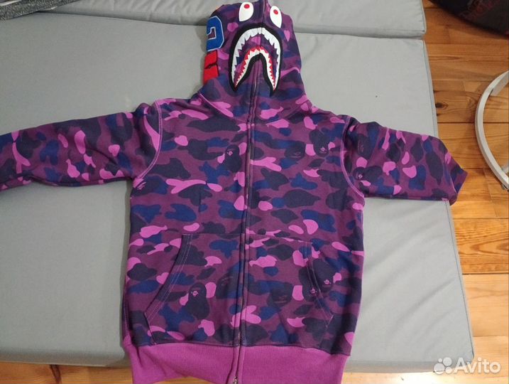 Зип худи bape shark full zip