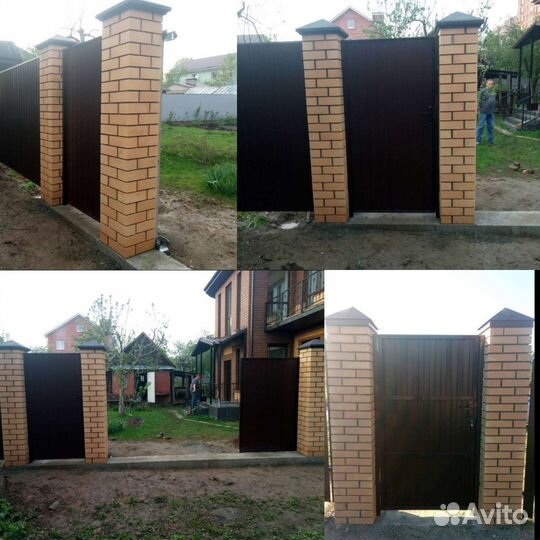 Заборы и откатные ворота