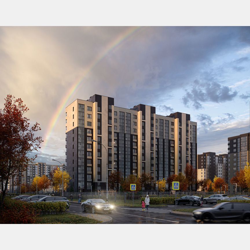 2-к. квартира, 61,5 м², 2/12 эт.