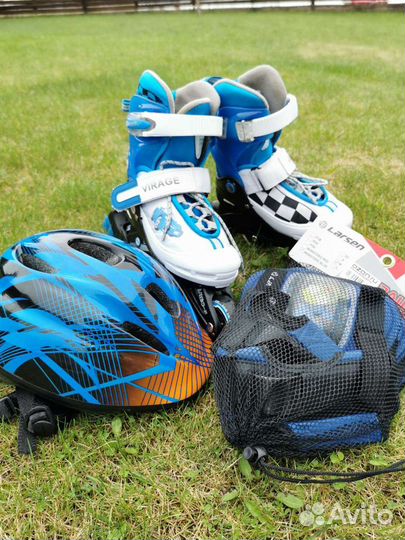 Ролики детские 30-33р + защита