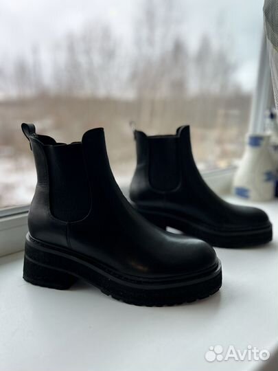 Ботинки зимние tendance 39 новые натуральная кожа