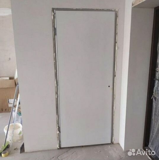 Скрытая межкомнатная дверь под покраску