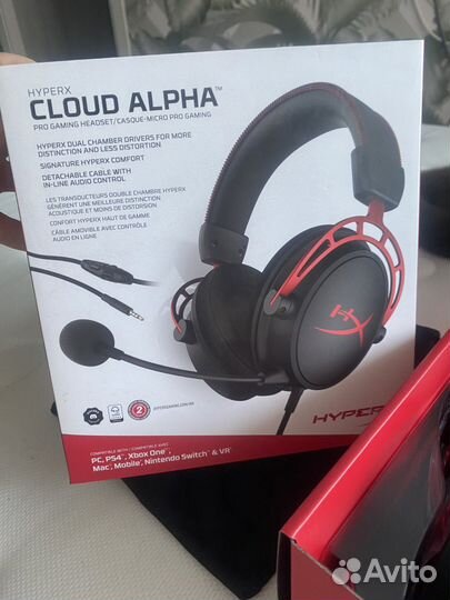 Гарнитура hyperx cloud alpha