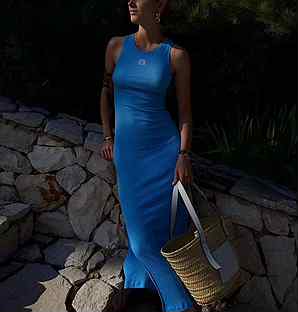 Платье Loewe голубое