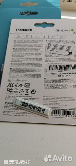 Карта памяти microsdxc Samsung 128Gb Class10