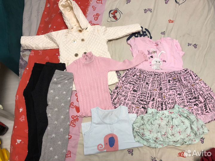 Вещи на девочку 5-6 лет пакетом