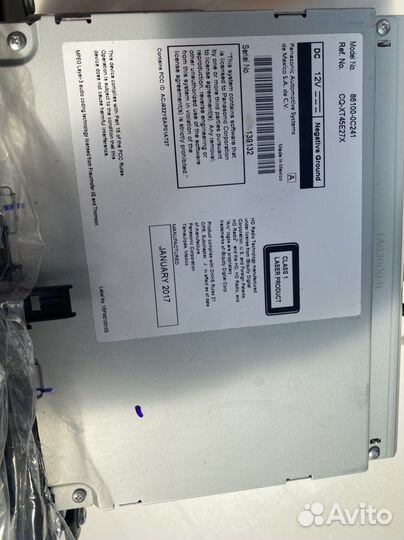 Штатная магнитола на Toyota Sequoia