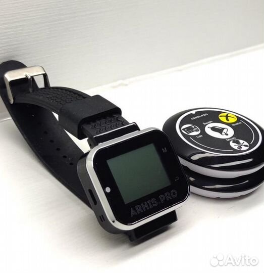 Кнопка вызова официанта и часы пейджер официанта