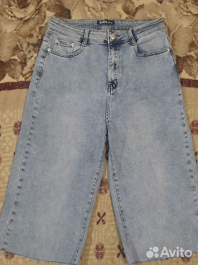 Джинсовые шорты багги у2к