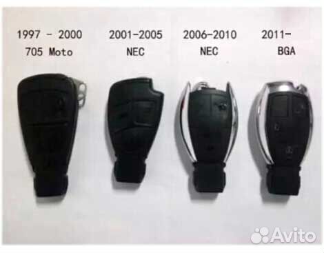 Mercedes BE KEY Xhorse с токенами (ключ рыбка)