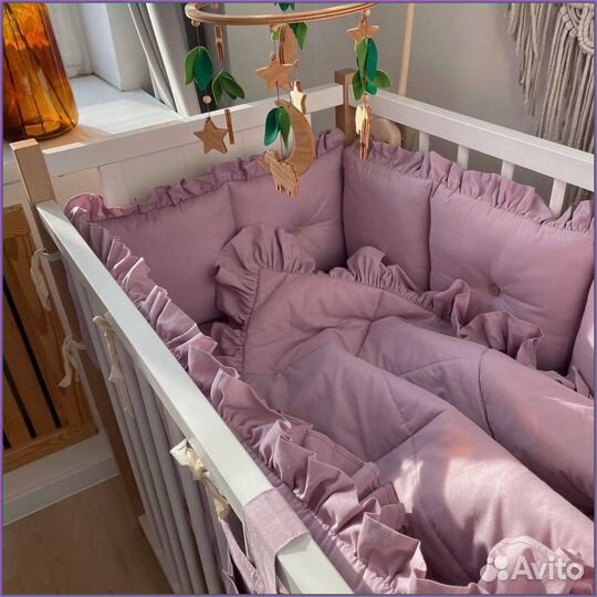 Бортики в детскую кроватку