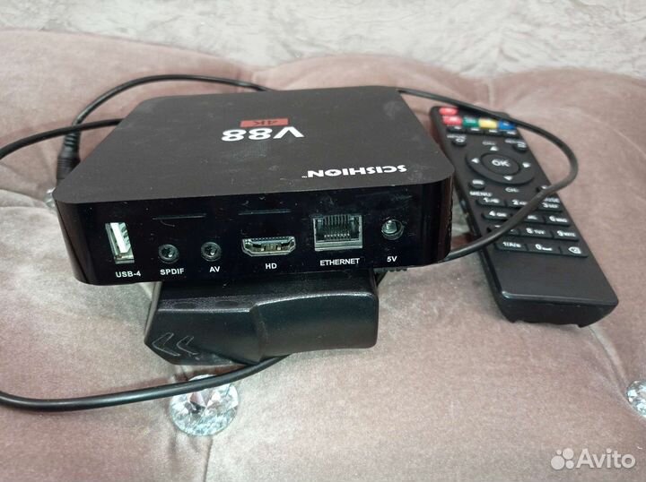 Smart Android TV Box V88 4K - мощный медиаплеер