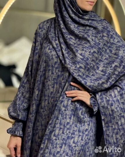 Платье для намаза с шарфом