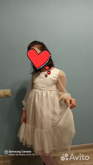 Платье для девочки б/у