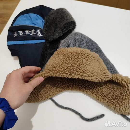 Шапка ушанка зимняя для мальчика