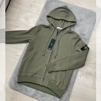 Зип-худи Stone Island хаки болотный цвет