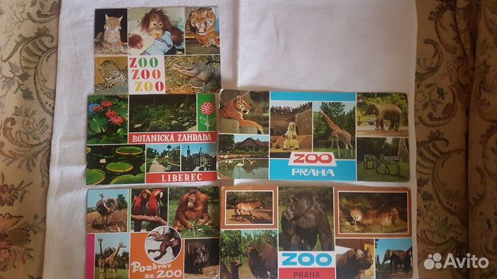 Открытки с видами Чехословакии, винтаж, 1973-78 г