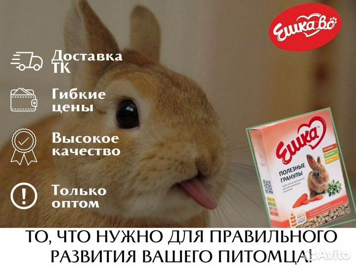 Купить корм для грызунов оптом