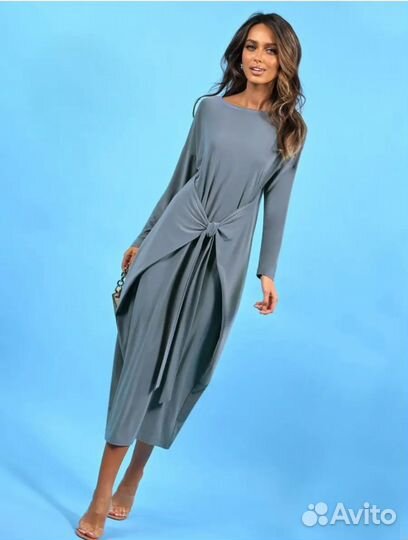 Платье трикотажное женское