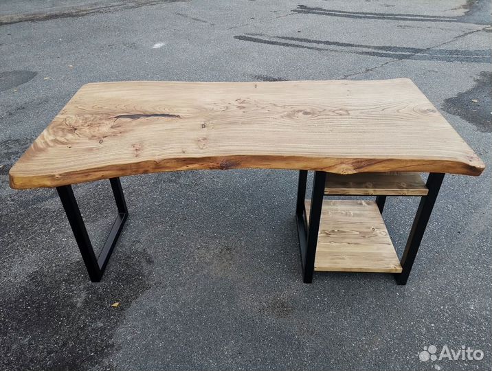 Компьютерный стол из массива, компьютерный стол