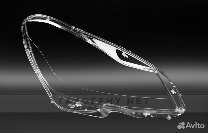 Стекло фары Mercedes W204 2011-2014 (правое)