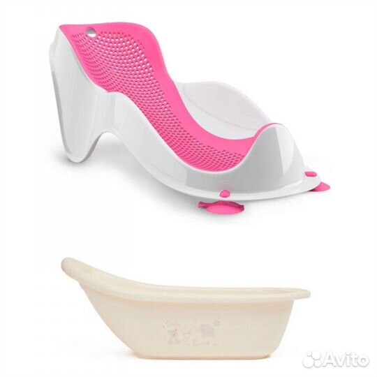 Детская ванночка и горка для купания